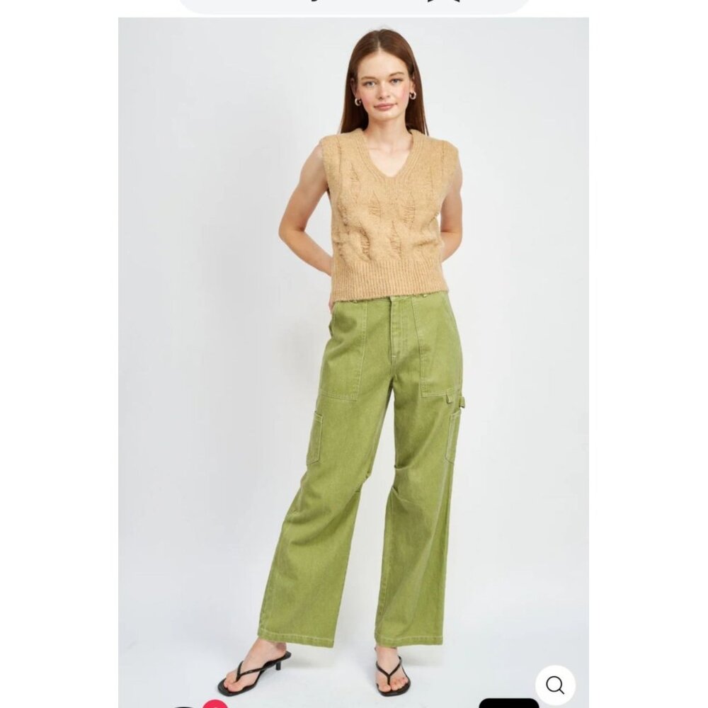 Emory Park High Rise Fit Cargo Pants Size Small Size 26" Waist New